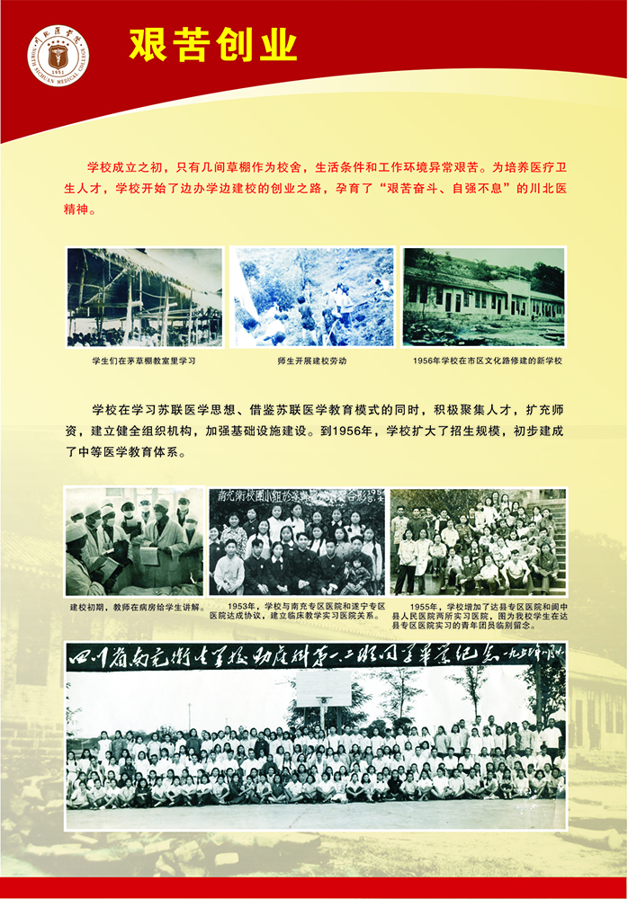 川北医校史图片展
