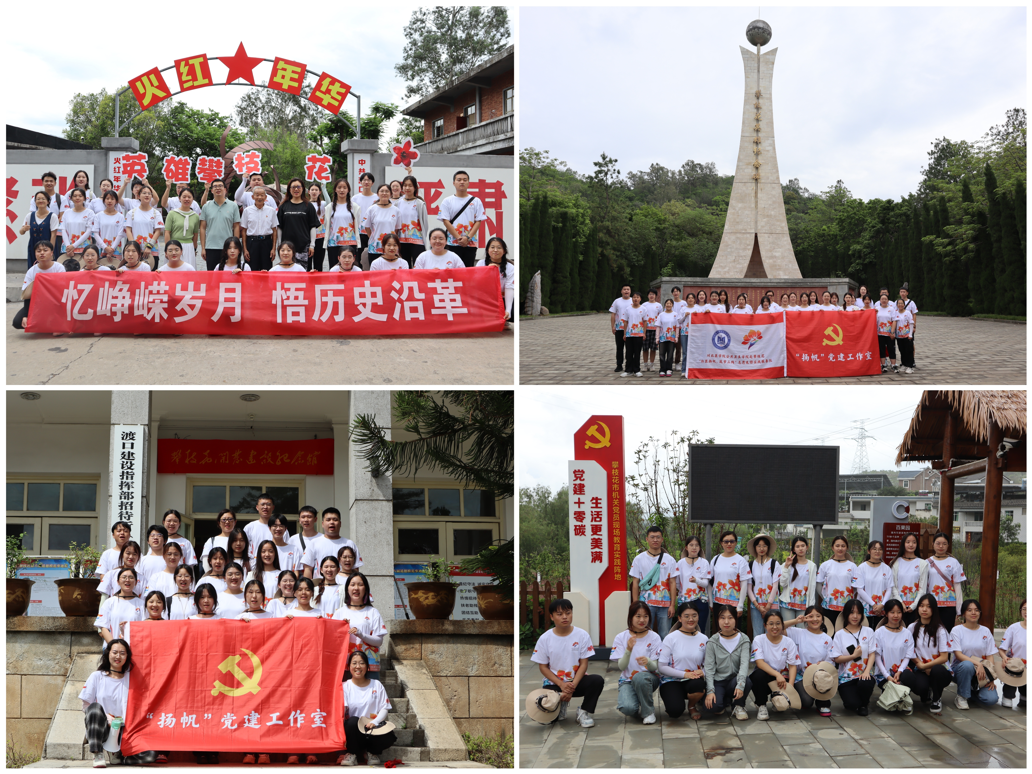 “扬帆”党建工作室组织师生赴攀枝花开展暑期“三下乡”实践活动