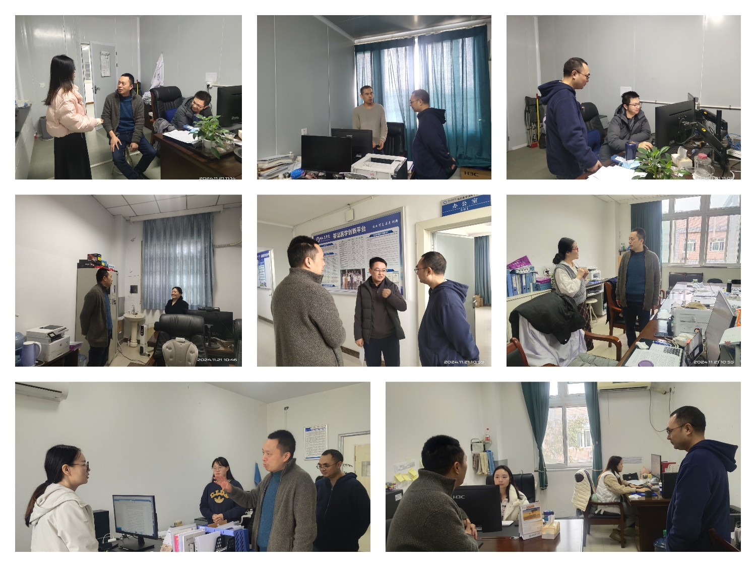 基础医学与法医学院汤建才副院长带队走访科研为主型教师