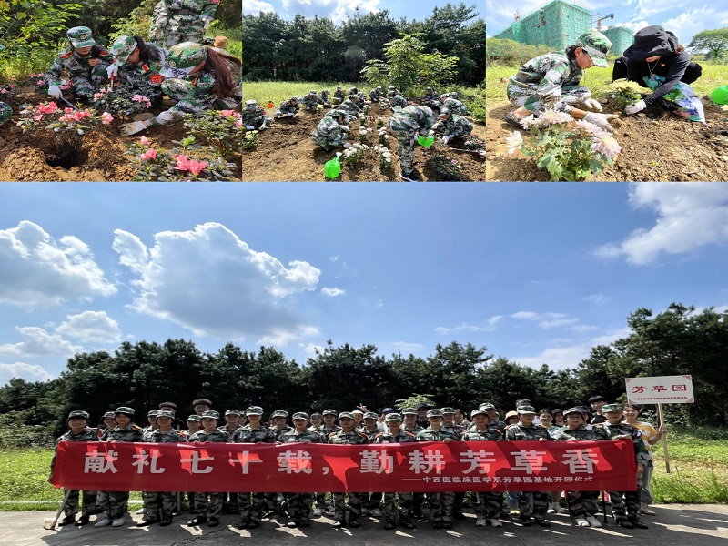 中西医临床医学系举办“献礼七十载，勤耕芳草香”芳草园开园仪式