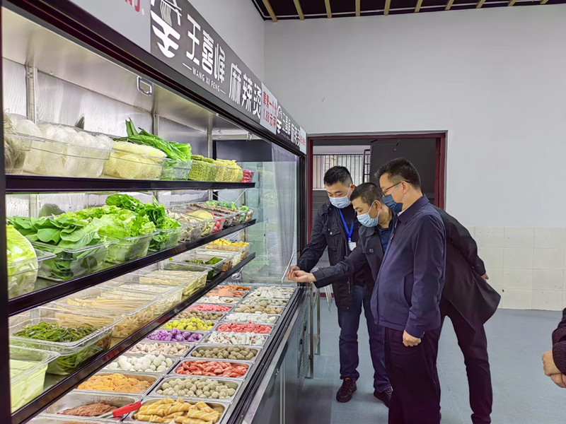 校领导检查学生返校后各项管理及服务保障工作