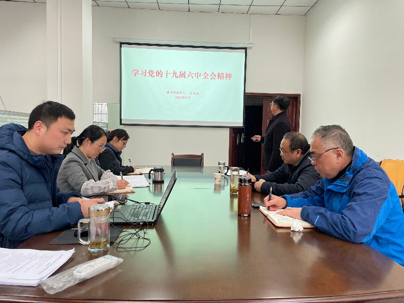 学校领导参加教学评估中心党的十九届六中全会专题学习会