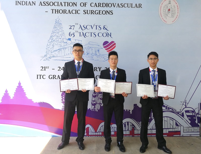 我校临床医学系学生受邀参加第27届亚洲胸心血管外科年会(27th ASCVTS)并作大会发言