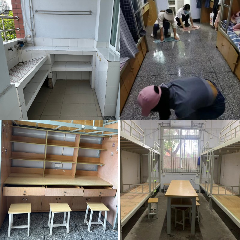 后勤管理处开展实习生文明离寝倡议活动成效显著