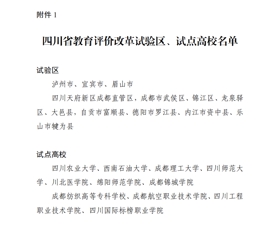 我校入选首批四川省教育评价改革试点高校